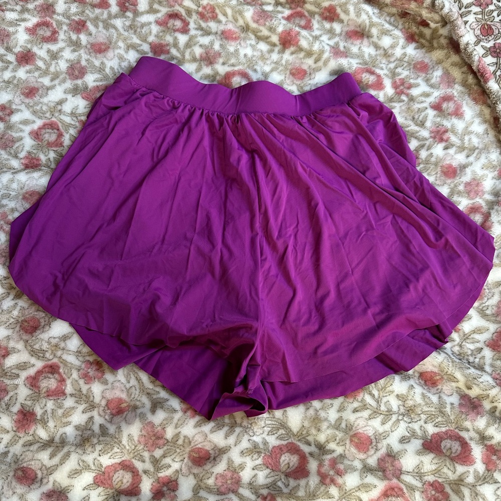 BuffBunny Purple Athletic Shorts